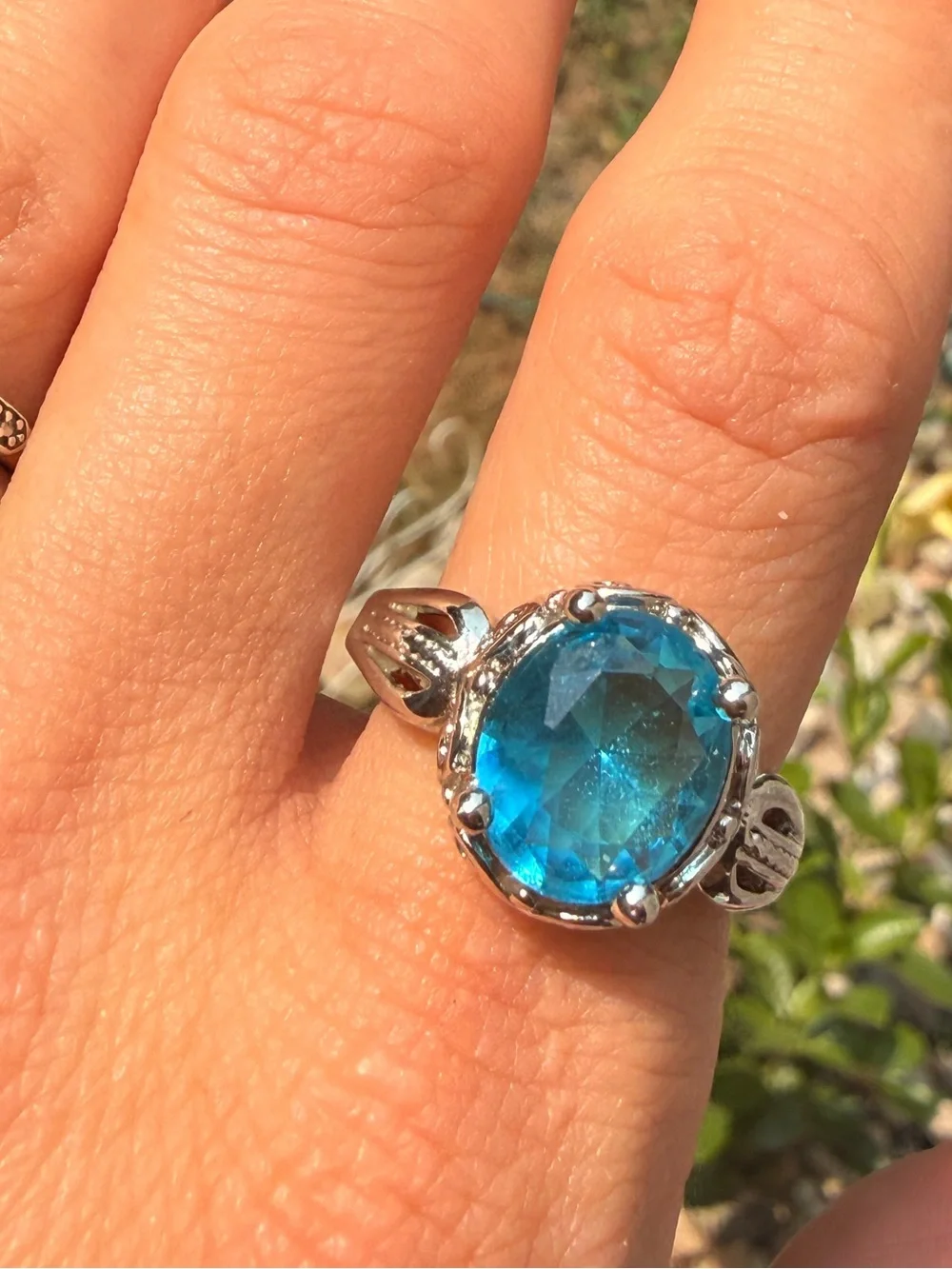Vintage elegant silver